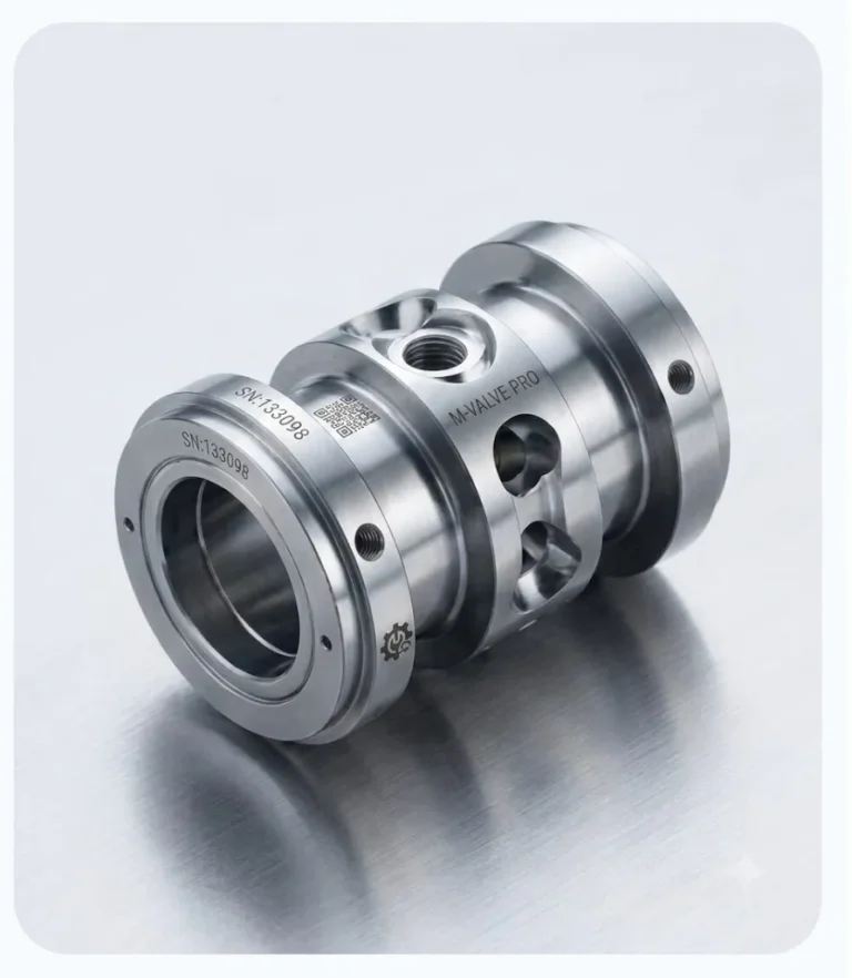 Custom CNC machined titanium and Inconel part for aerospace applications