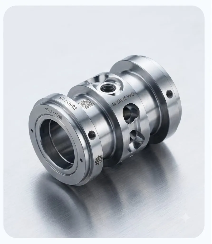 Custom CNC machined titanium and Inconel part for aerospace applications