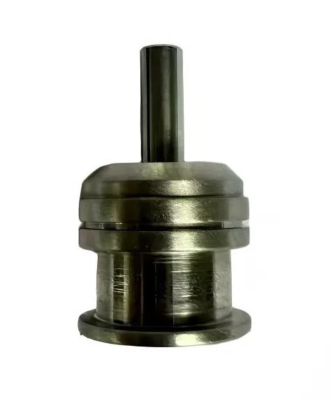 Industrial brass valve body with multiple threaded ports and flanges.