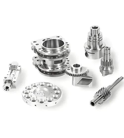 Custom CNC machined laryngoscope parts for medical devices.